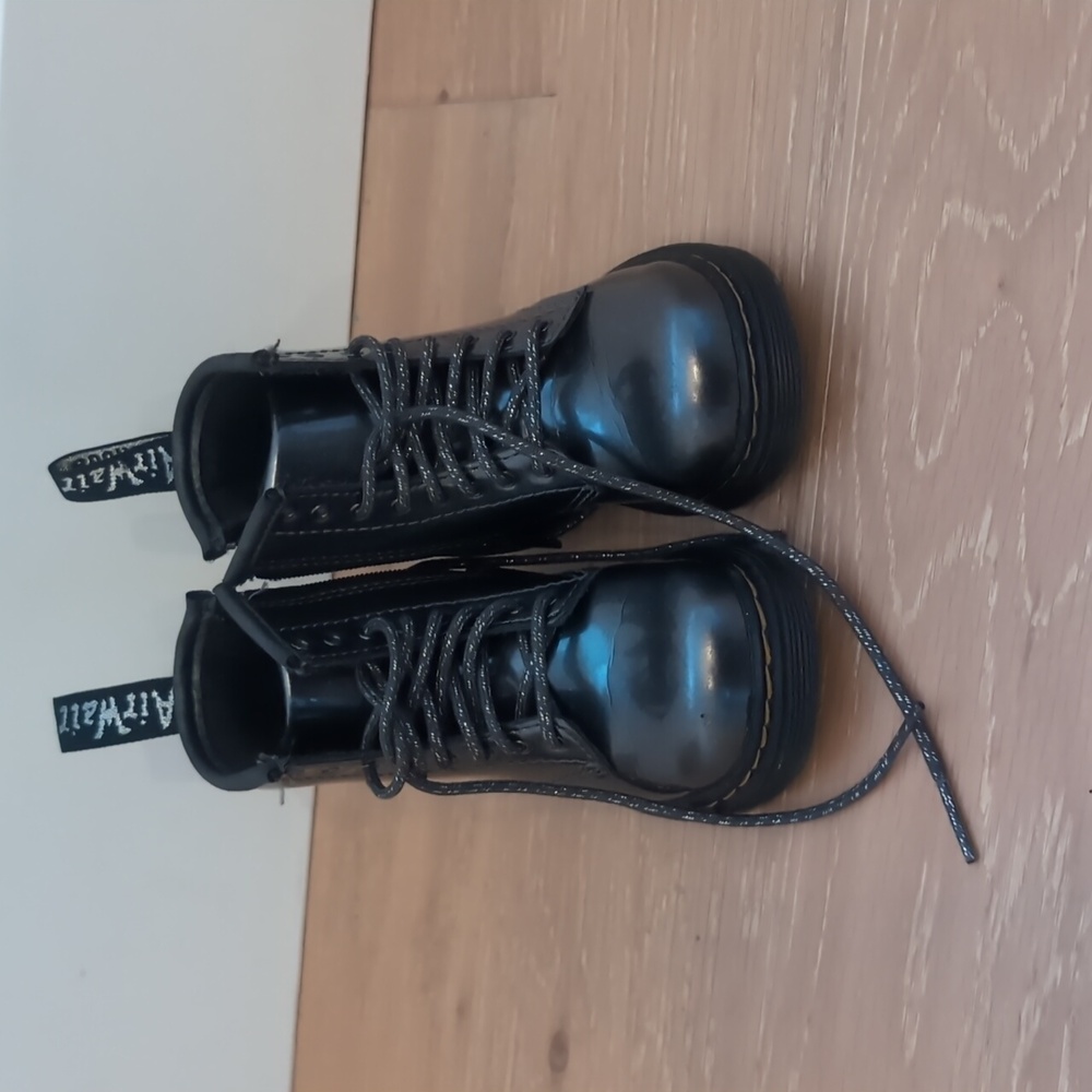 Dr. Marten Toddler Girl Metallic Boots